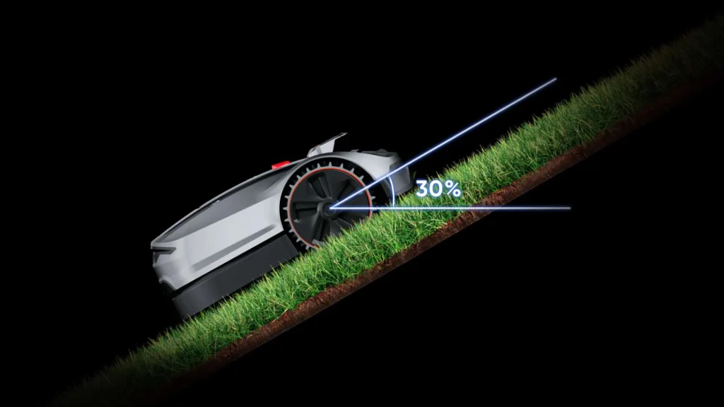 Sunseeker X3 PLUS RTK – robot koszący na pochyły teren do 30% (17°)